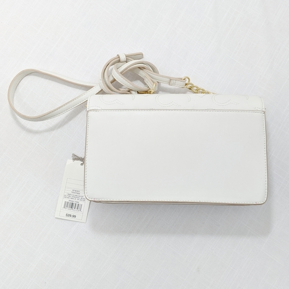 Quilted Heart Crossbody Bag - A New Day White NWT - Picture 6 of 7